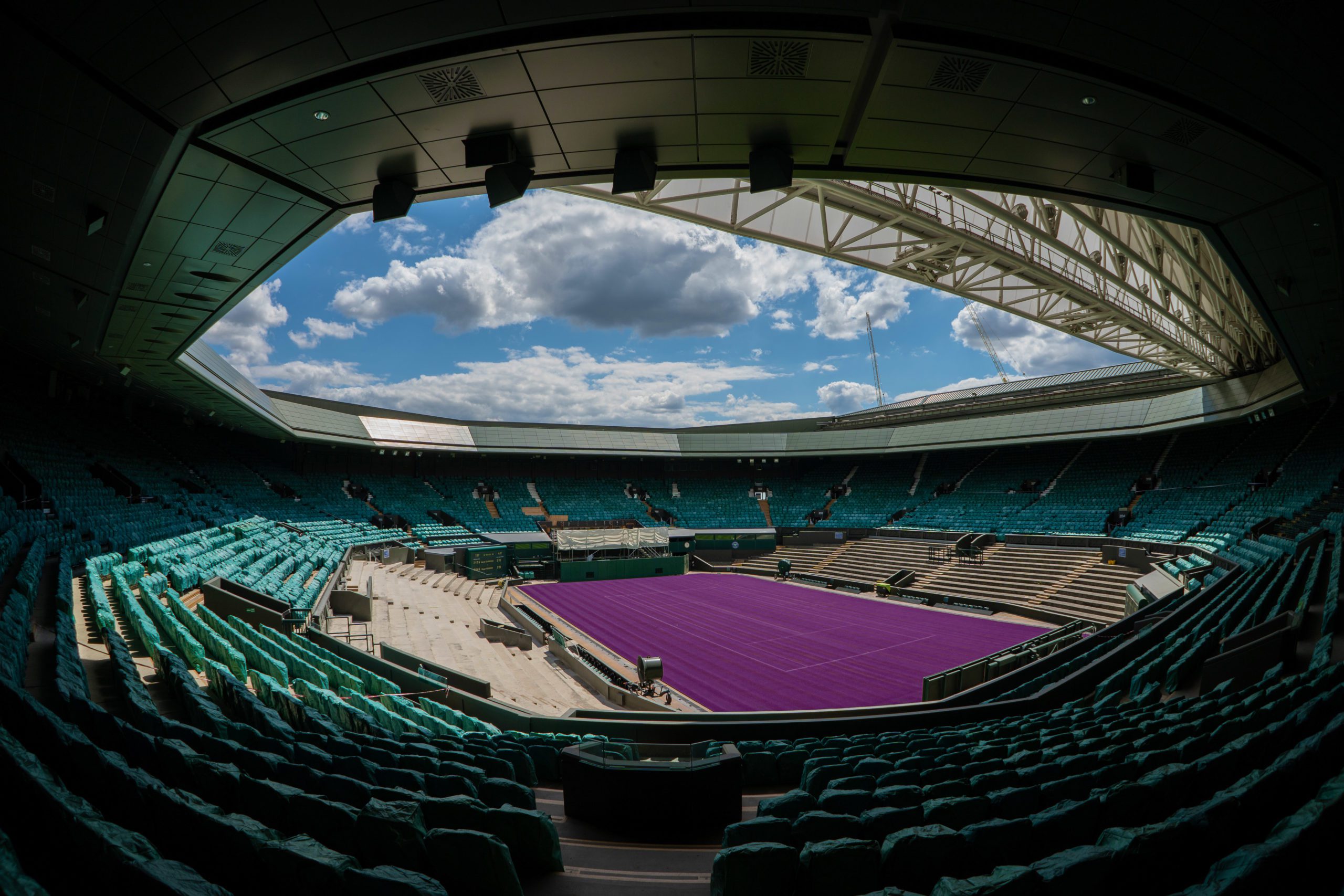 Robinsons turns Wimbledon Purple, London, 31st March 2021